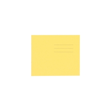 Classmates 5.25 x 6.5" Exercise Book 32 Page, Plain, Yellow - Pack of 100